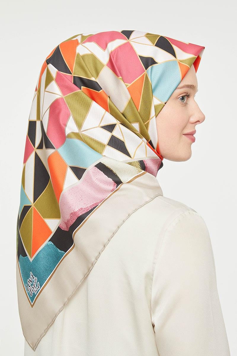 Levidor Bej Trend Twill Eşarp