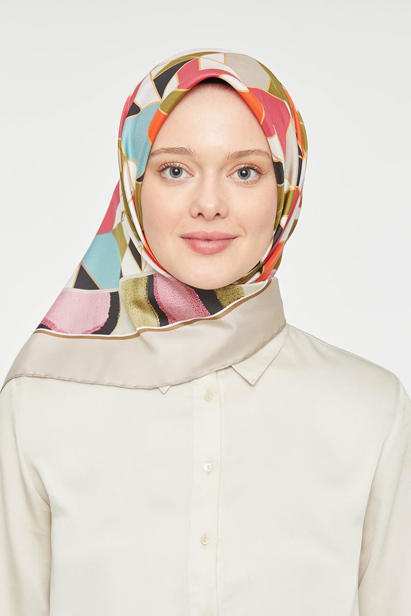 Levidor Bej Trend Twill Eşarp