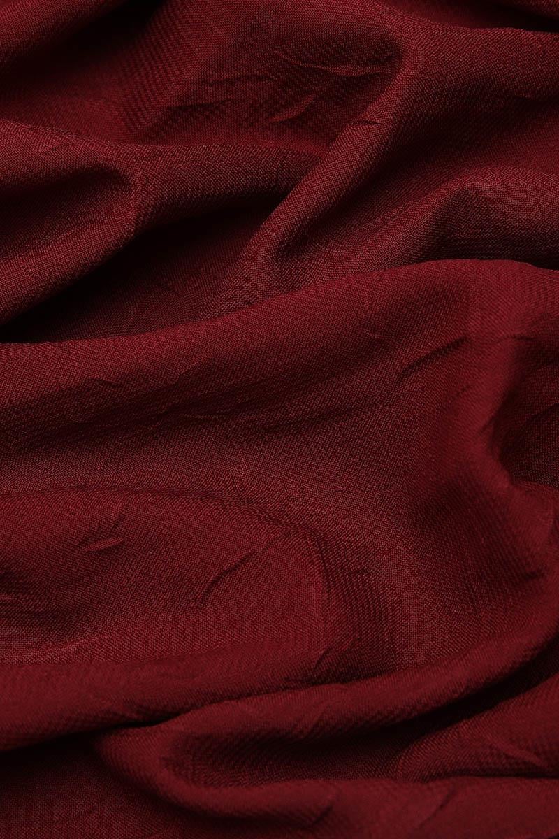 Levidor Bordo Kraş Şifon Eşarp