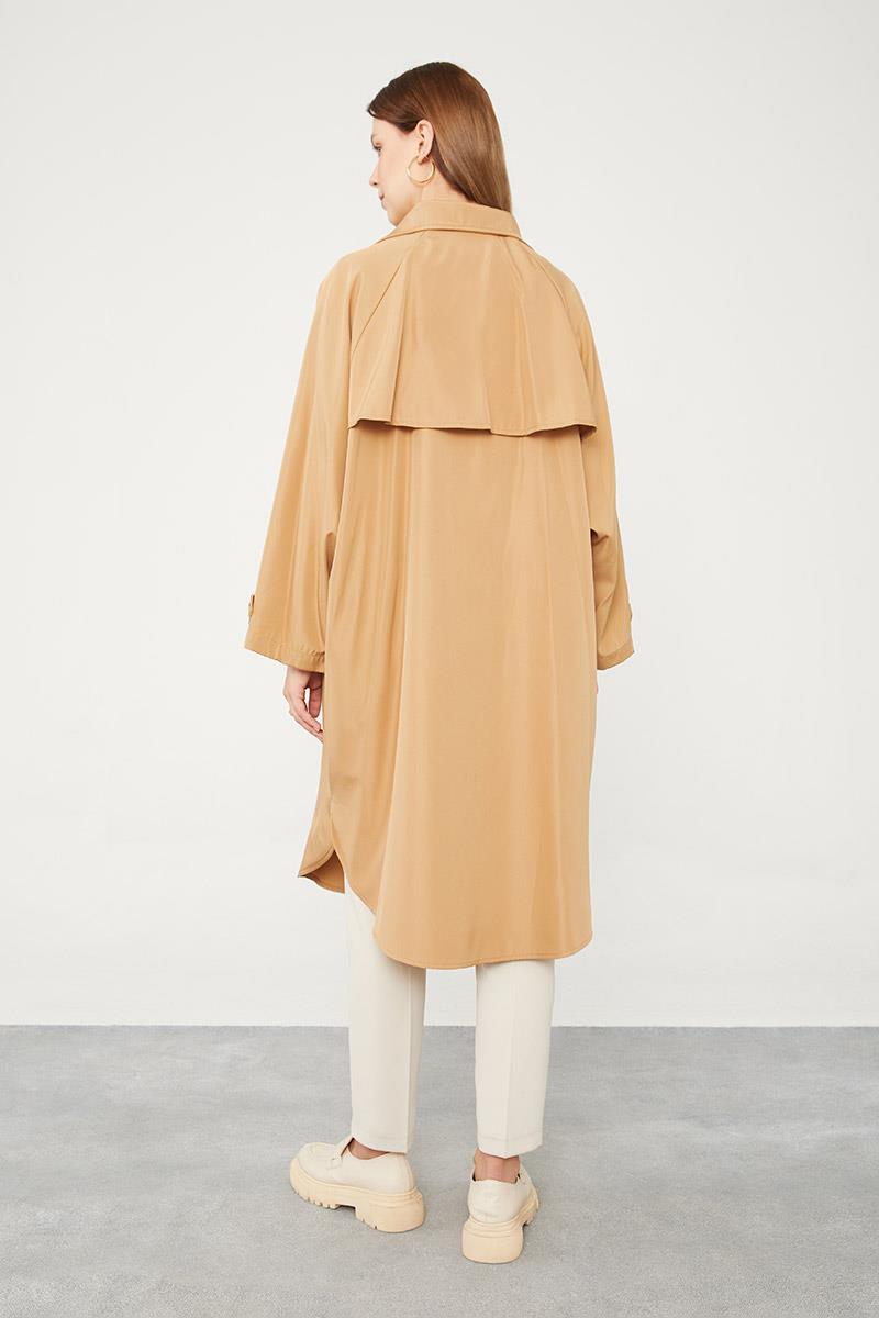 Levidor Camel Oversize Trençkot