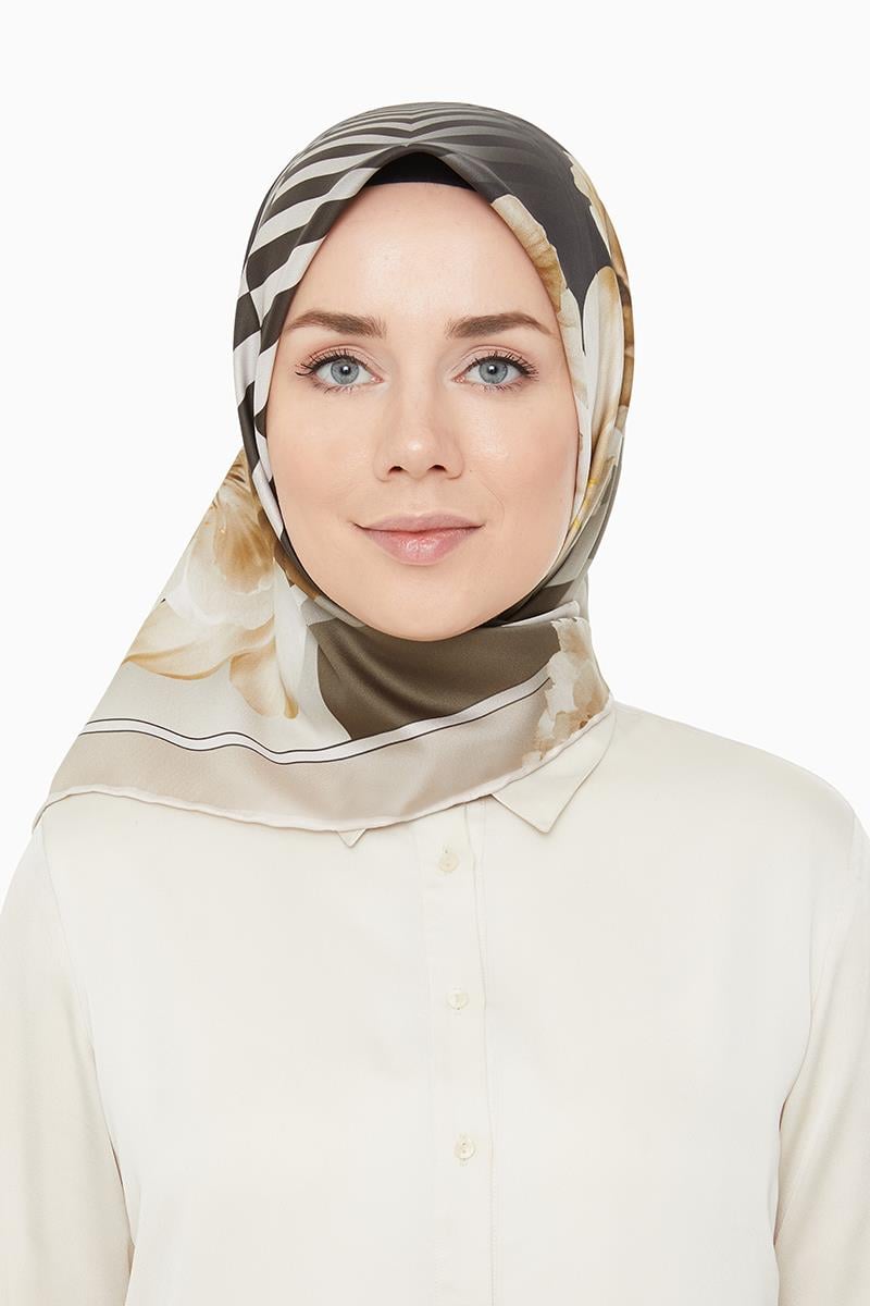 Levidor Ekru Trend Twill Eşarp