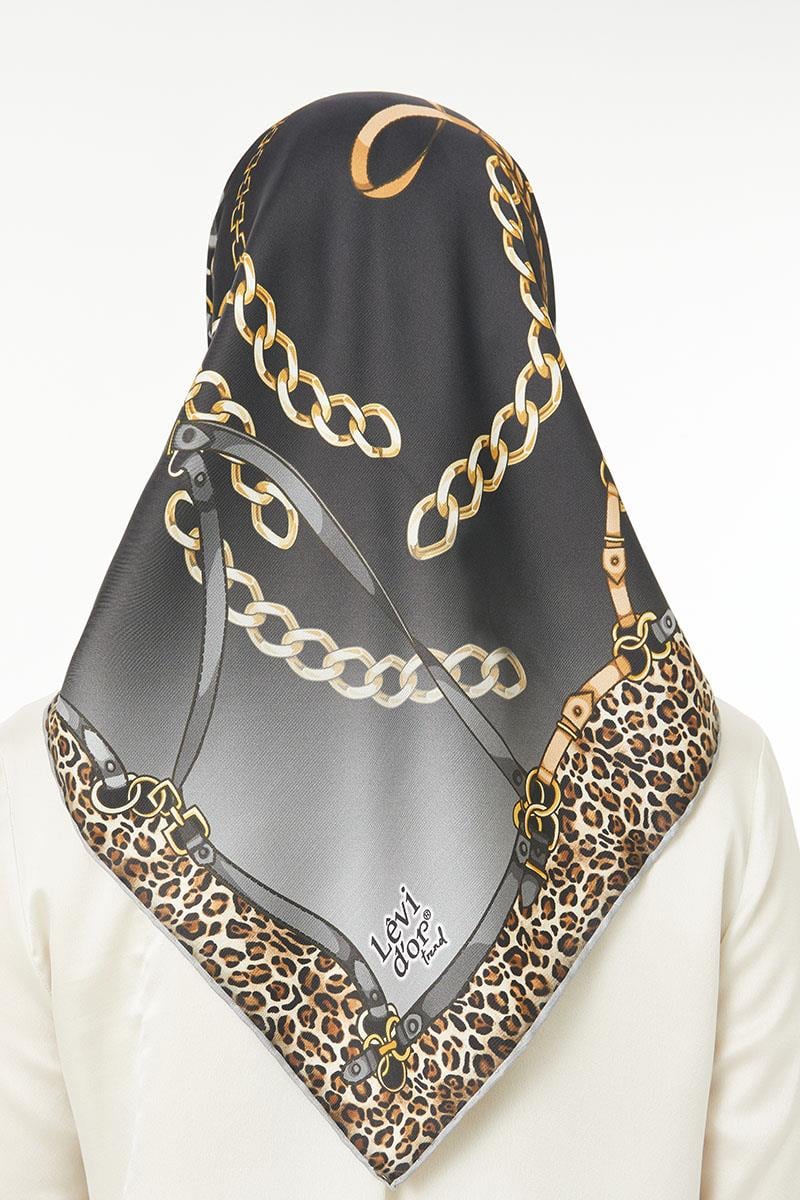 Levidor Gri Trend Twill Eşarp