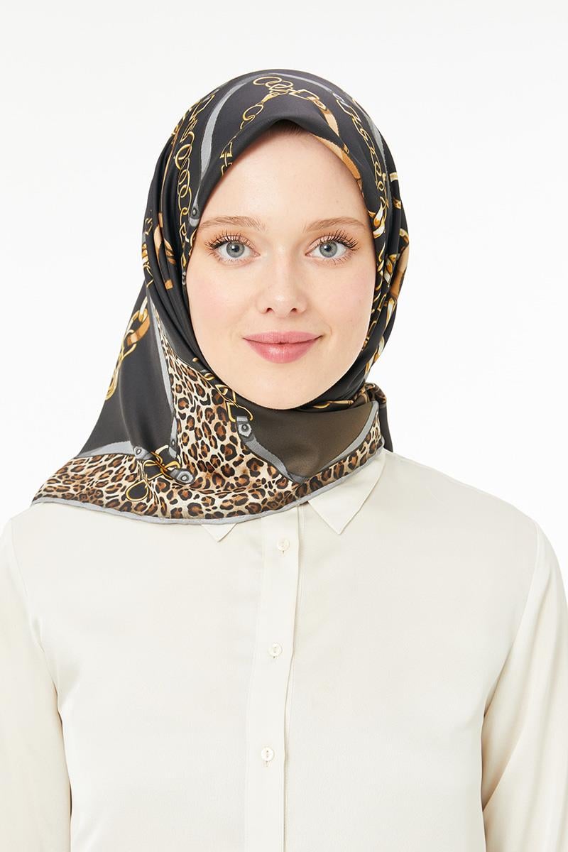Levidor Gri Trend Twill Eşarp