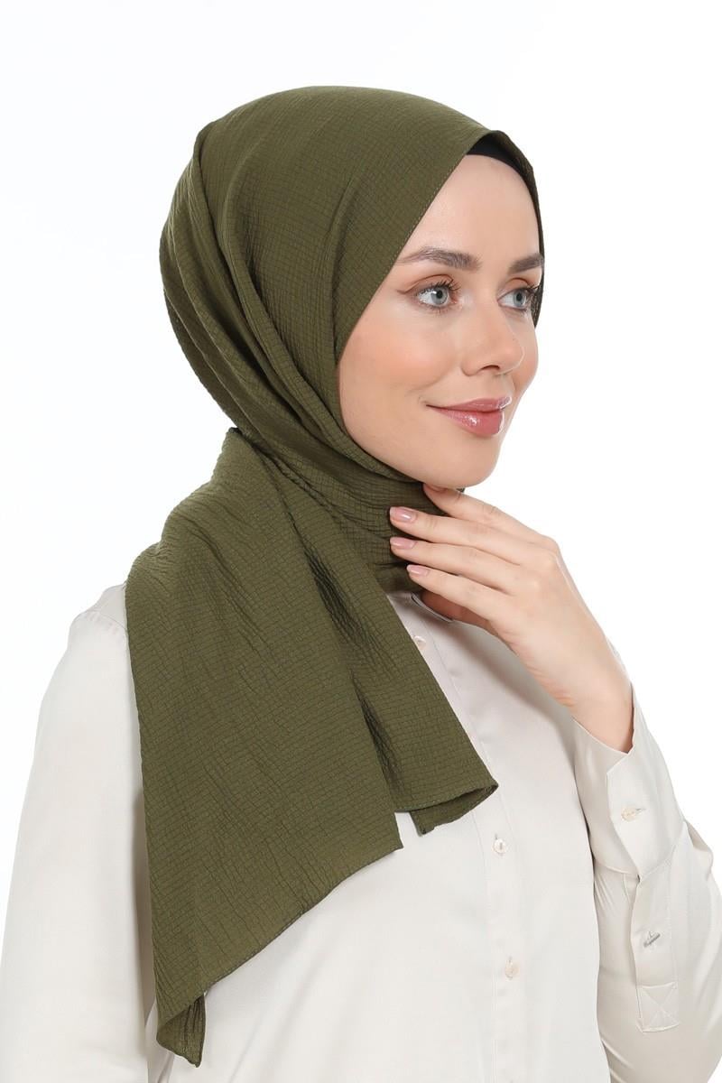Levidor Haki Naturel Cazz Şal