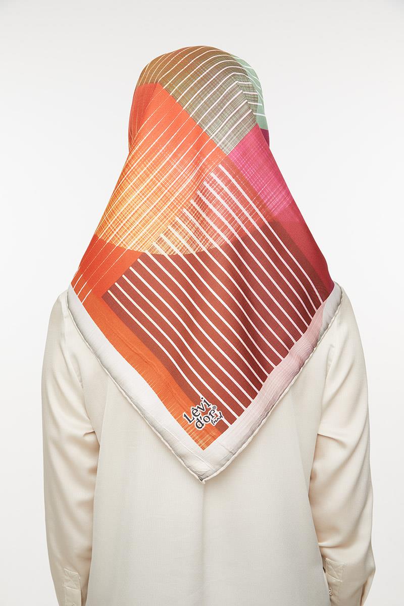 Levidor Kiremit Trend Twill Eşarp