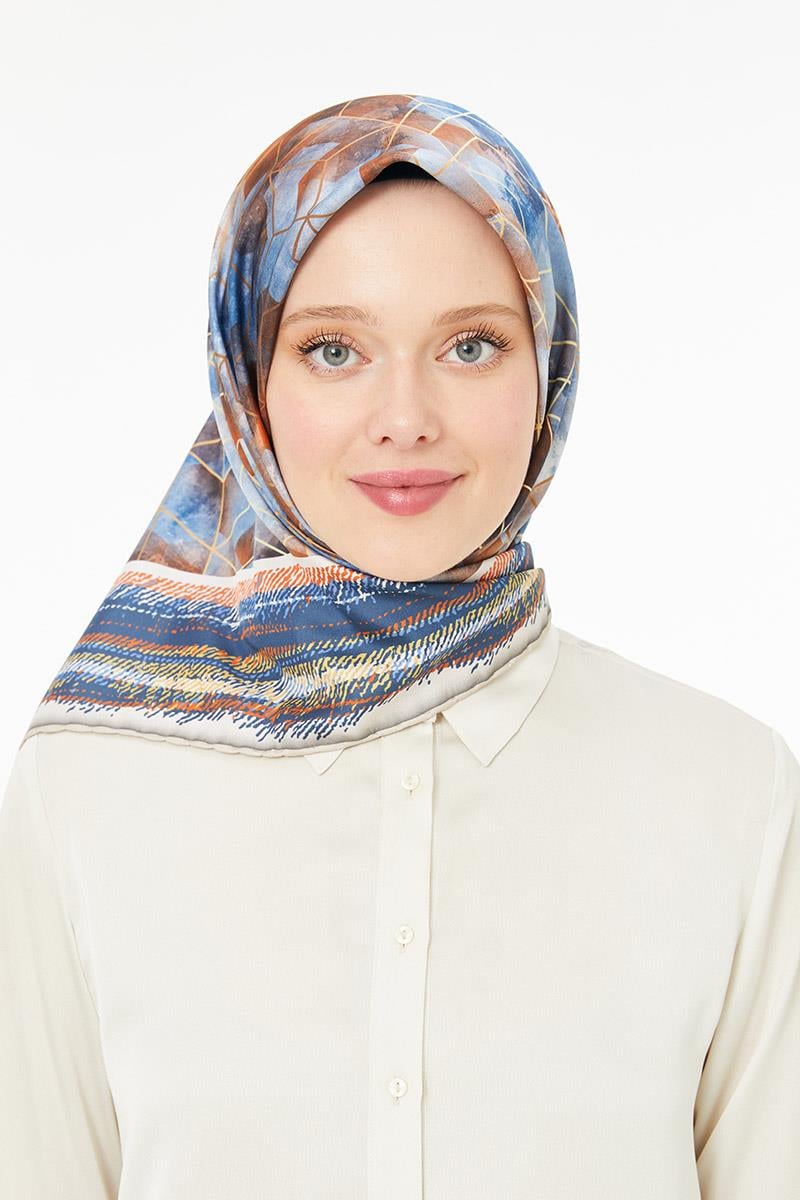 Levidor Kiremit Trend Twill Eşarp
