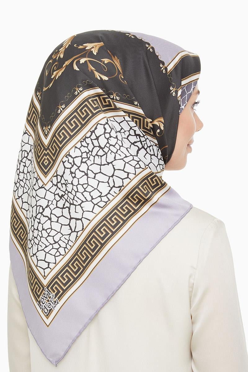 Levidor Leylak Trend Twill Eşarp
