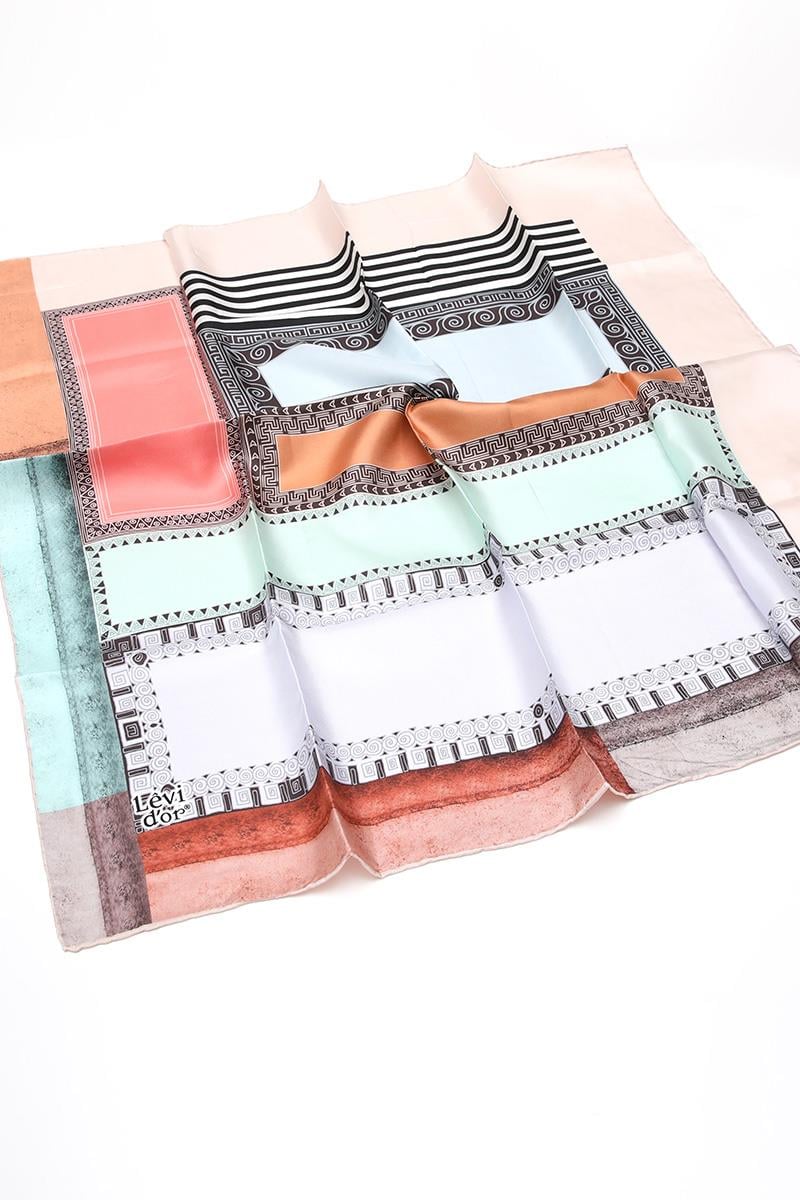 Levidor Lila Twill Saf İpek Eşarp
