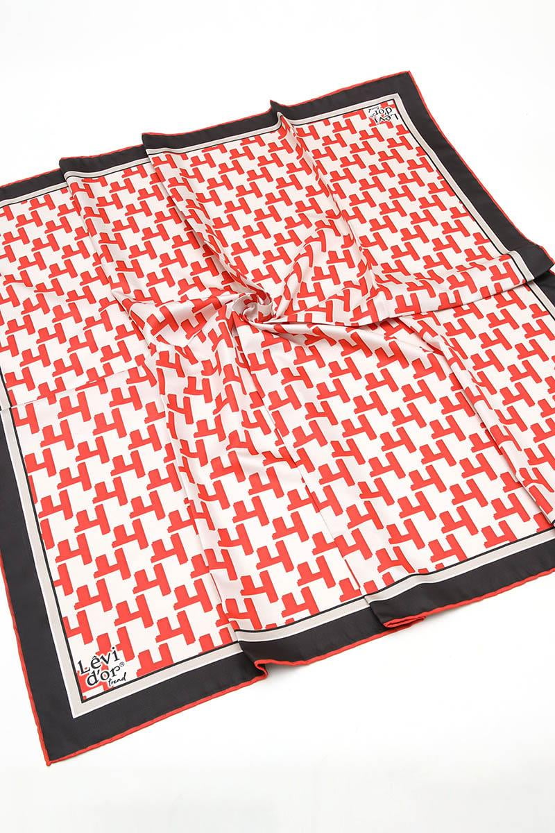 Levidor Mat Siyah Trend Twill Eşarp