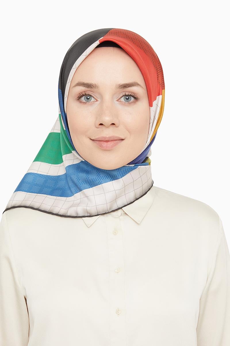 Levidor Mavi Trend Twill Eşarp