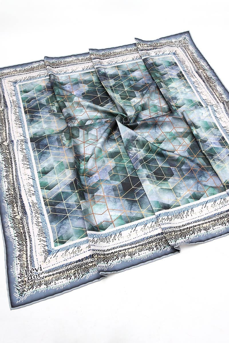 Levidor Mavi Trend Twill Eşarp