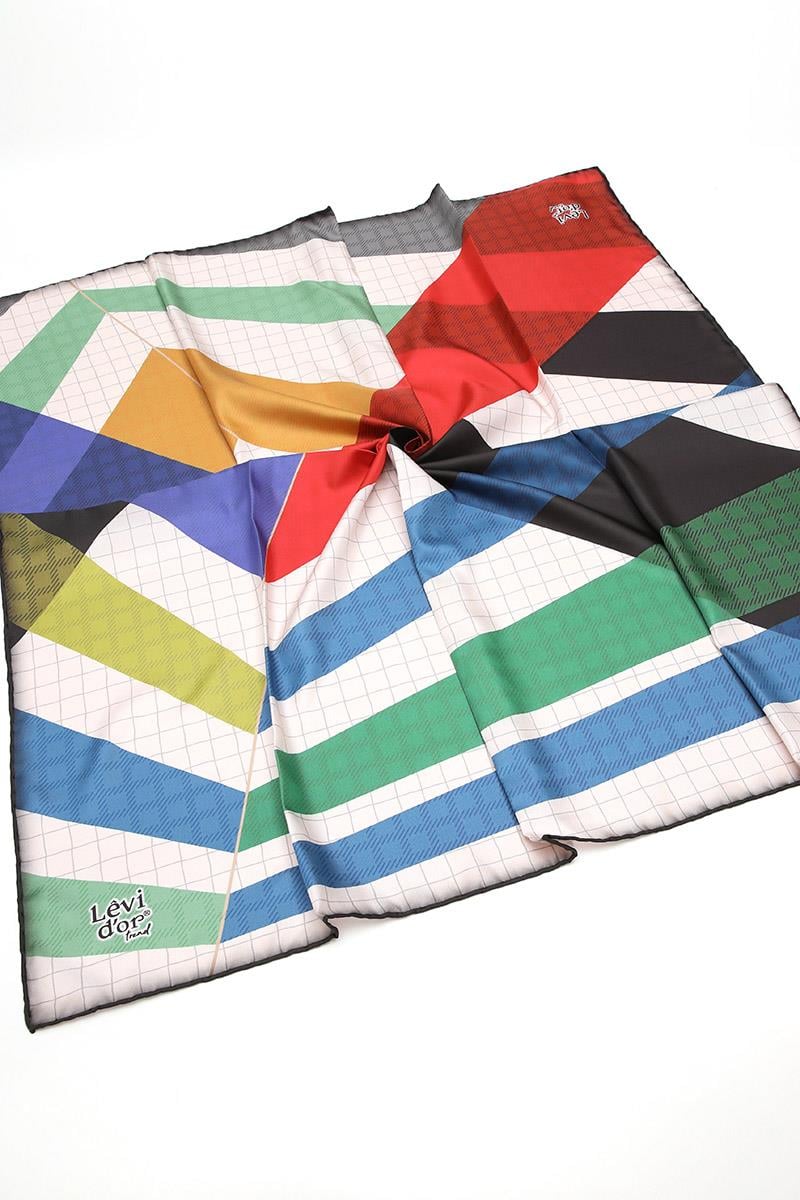 Levidor Mavi Trend Twill Eşarp