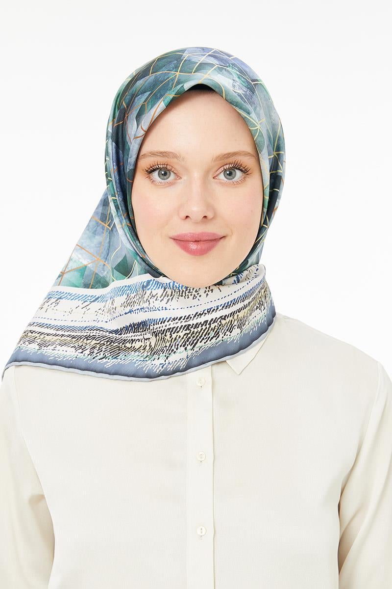 Levidor Mavi Trend Twill Eşarp