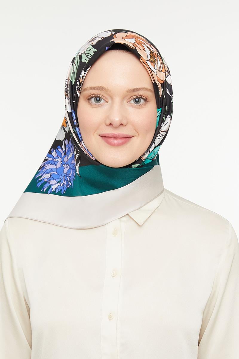 Levidor Nefti Twill Saf İpek Eşarp
