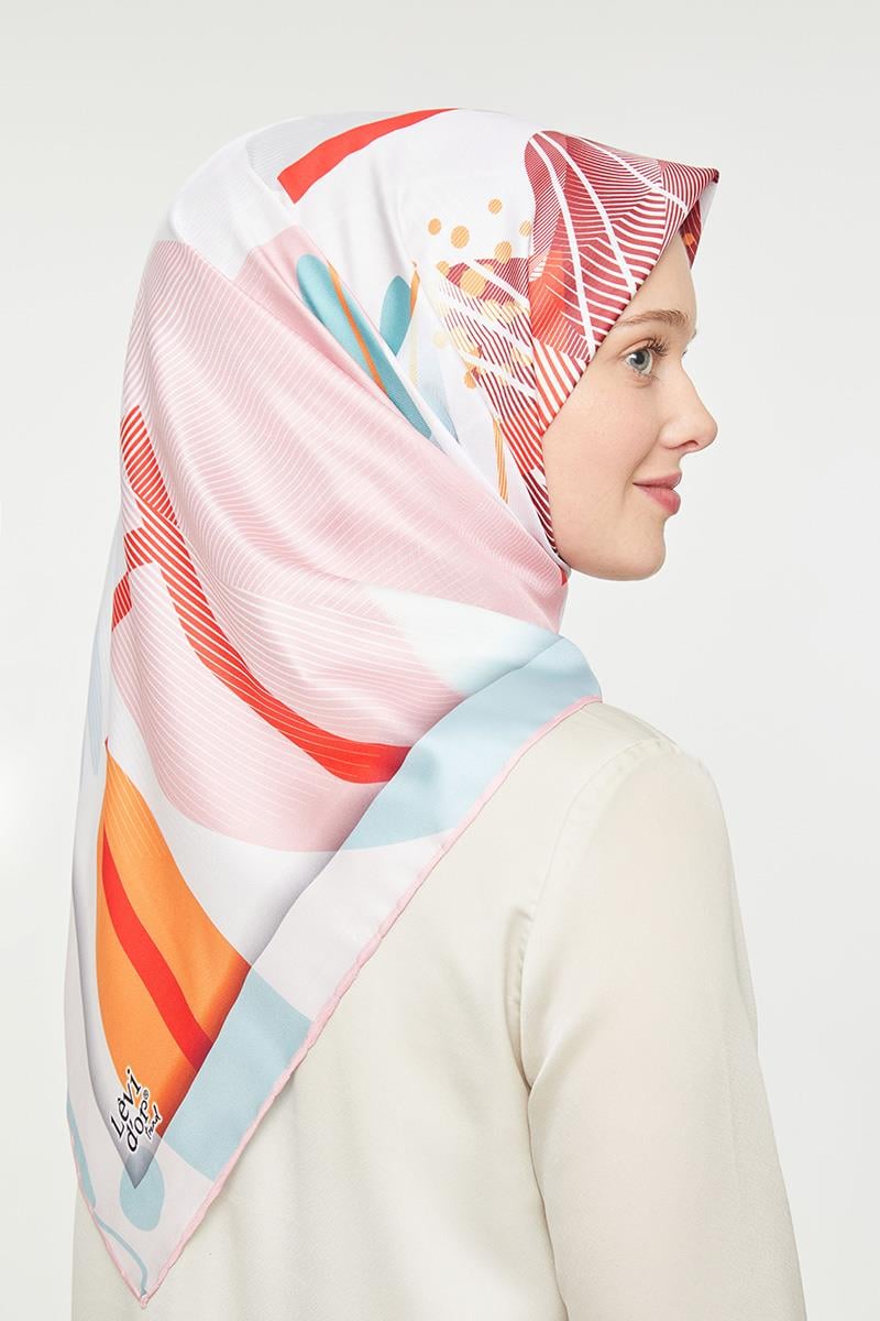 Levidor Pembe Trend Twill Eşarp