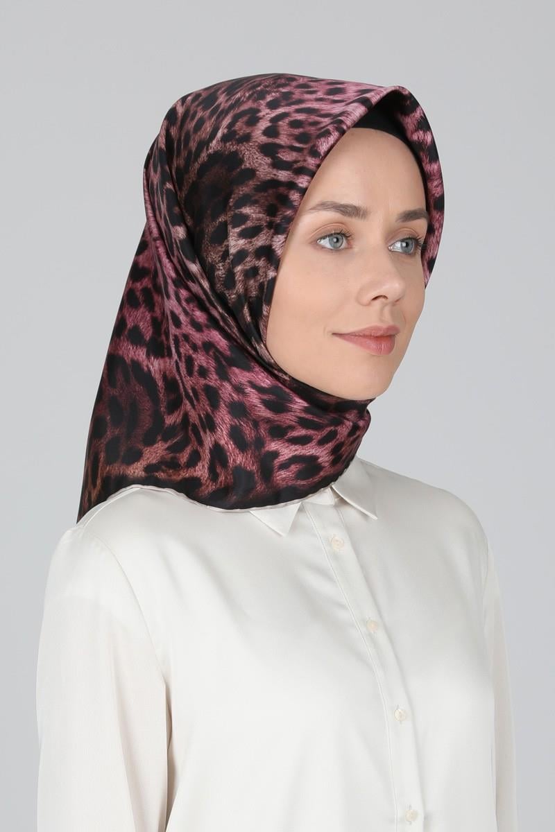 Levidor Pudra Twill İpek Eşarp