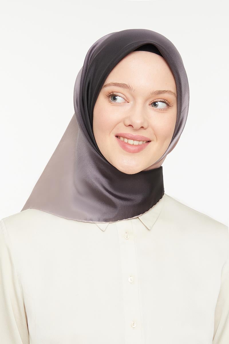 Levidor Pudra Twill Saf İpek Eşarp