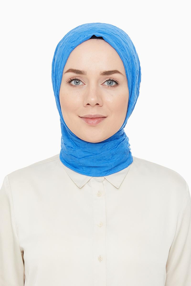 Levidor Saks Mavisi Bambu Kraş Şal