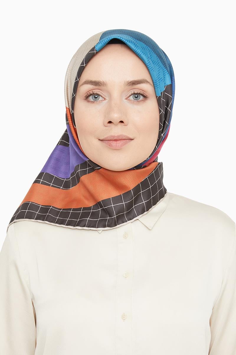 Levidor Siyah Trend Twill Eşarp