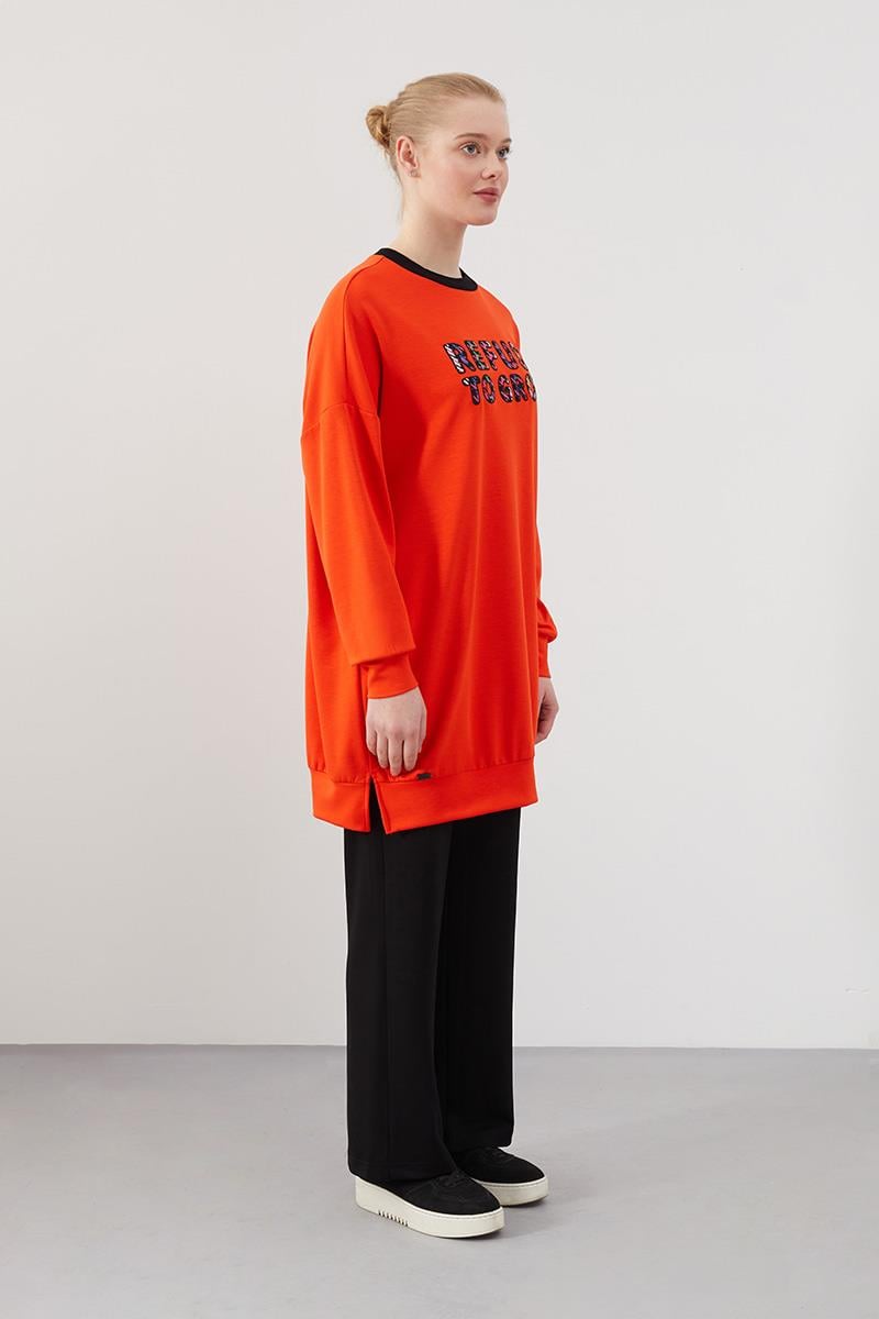 Levidor Studio Oranj Baskılı Sweat