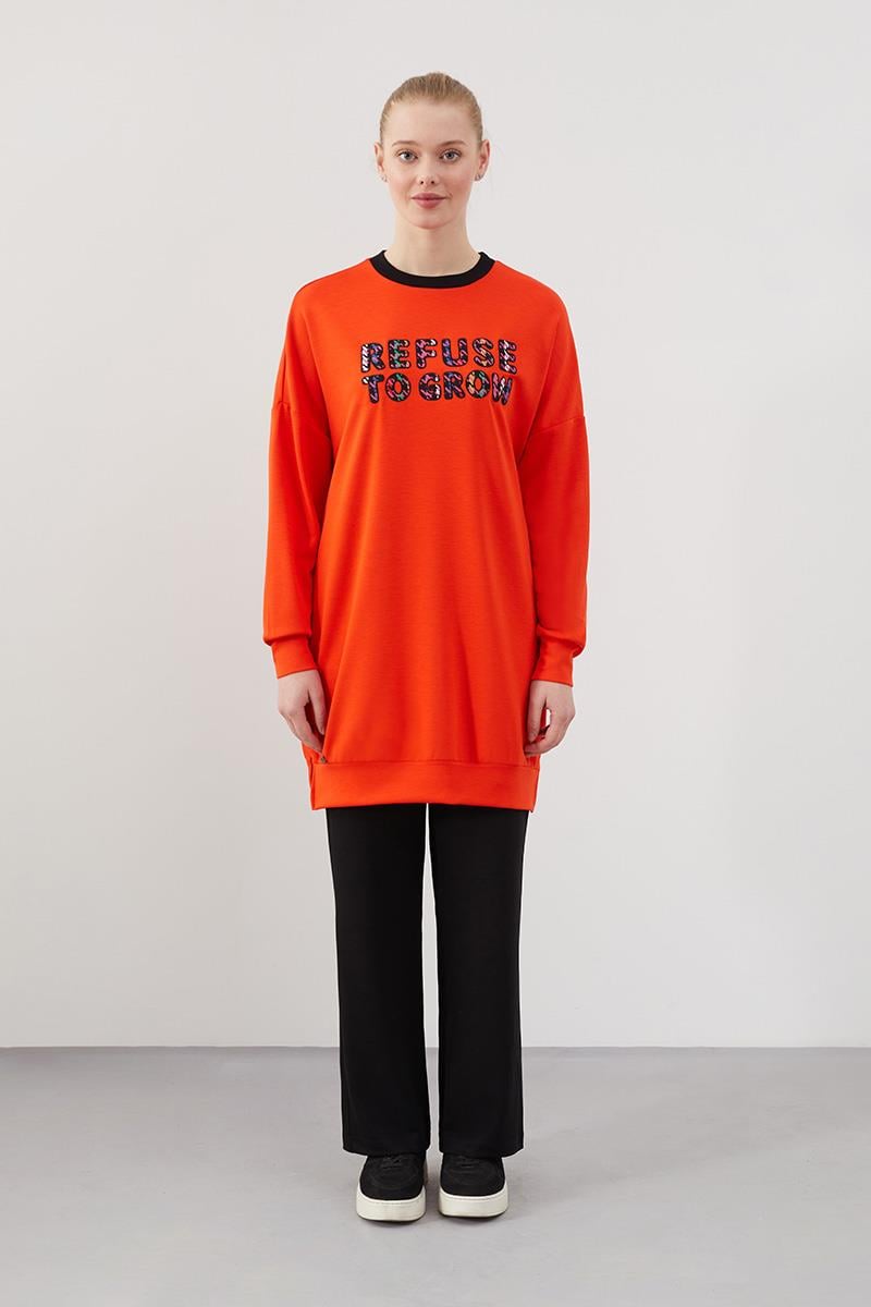 Levidor Studio Oranj Baskılı Sweat