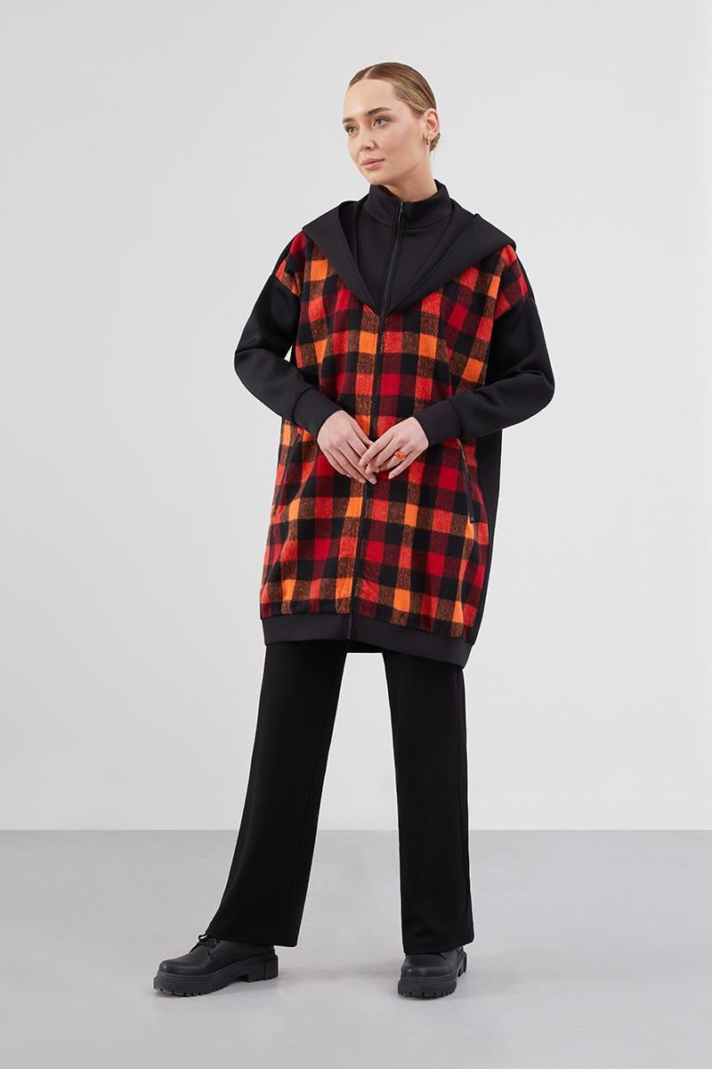Levidor Studio Oranj Garnili Oversize Ceket