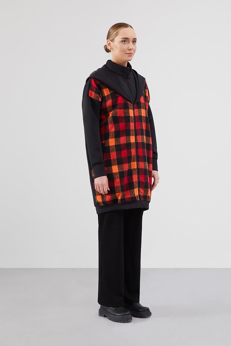 Levidor Studio Oranj Garnili Oversize Ceket