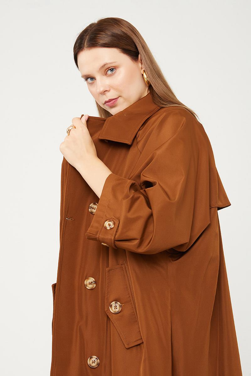 Levidor Taba Oversize Trençkot