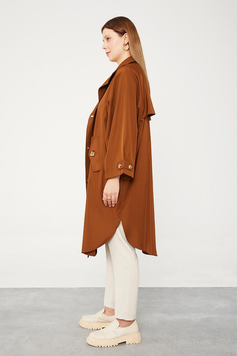 Levidor Taba Oversize Trençkot
