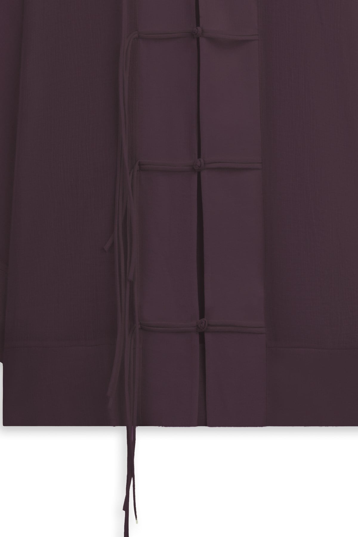 Bağlama Detaylı Kimono Bordo