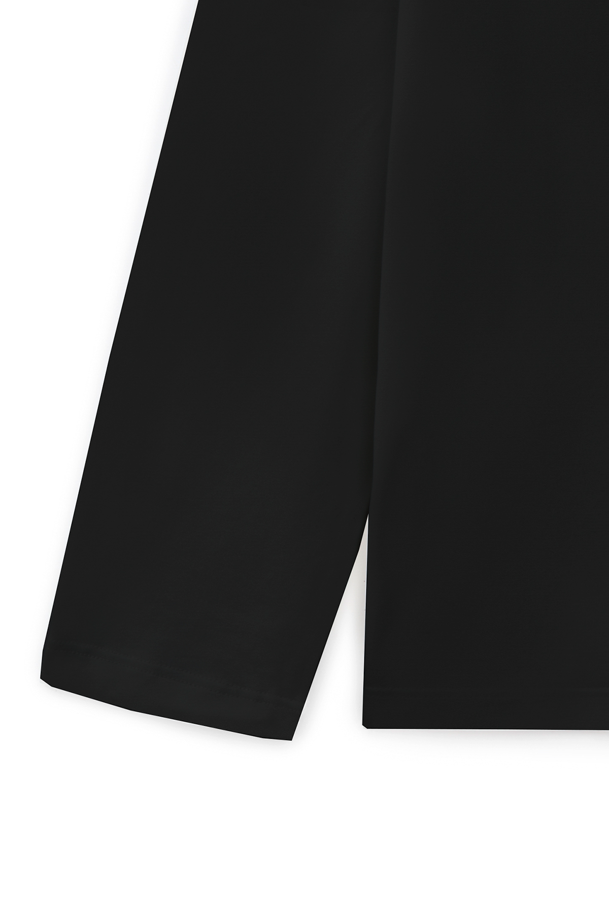 Baskılı Düz Sweat Siyah