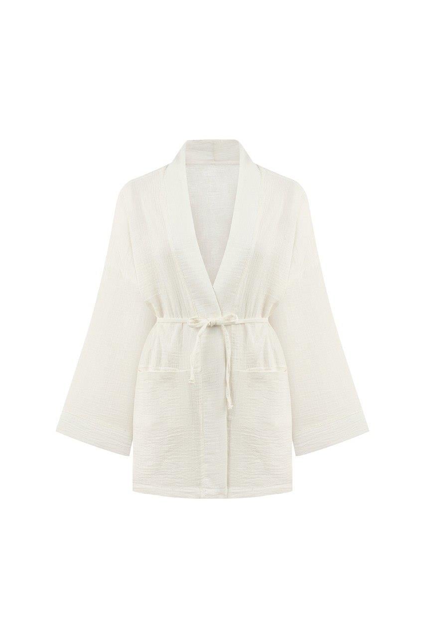 Cepli Müslin Kimono Ekru