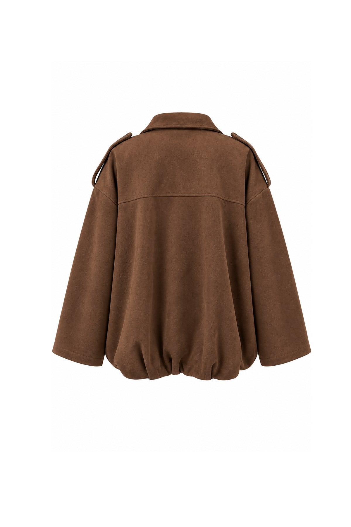 Süet Bomber Ceket Taba