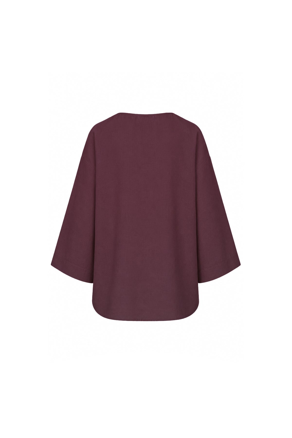 Tek Bağlamalı Kimono Bordo