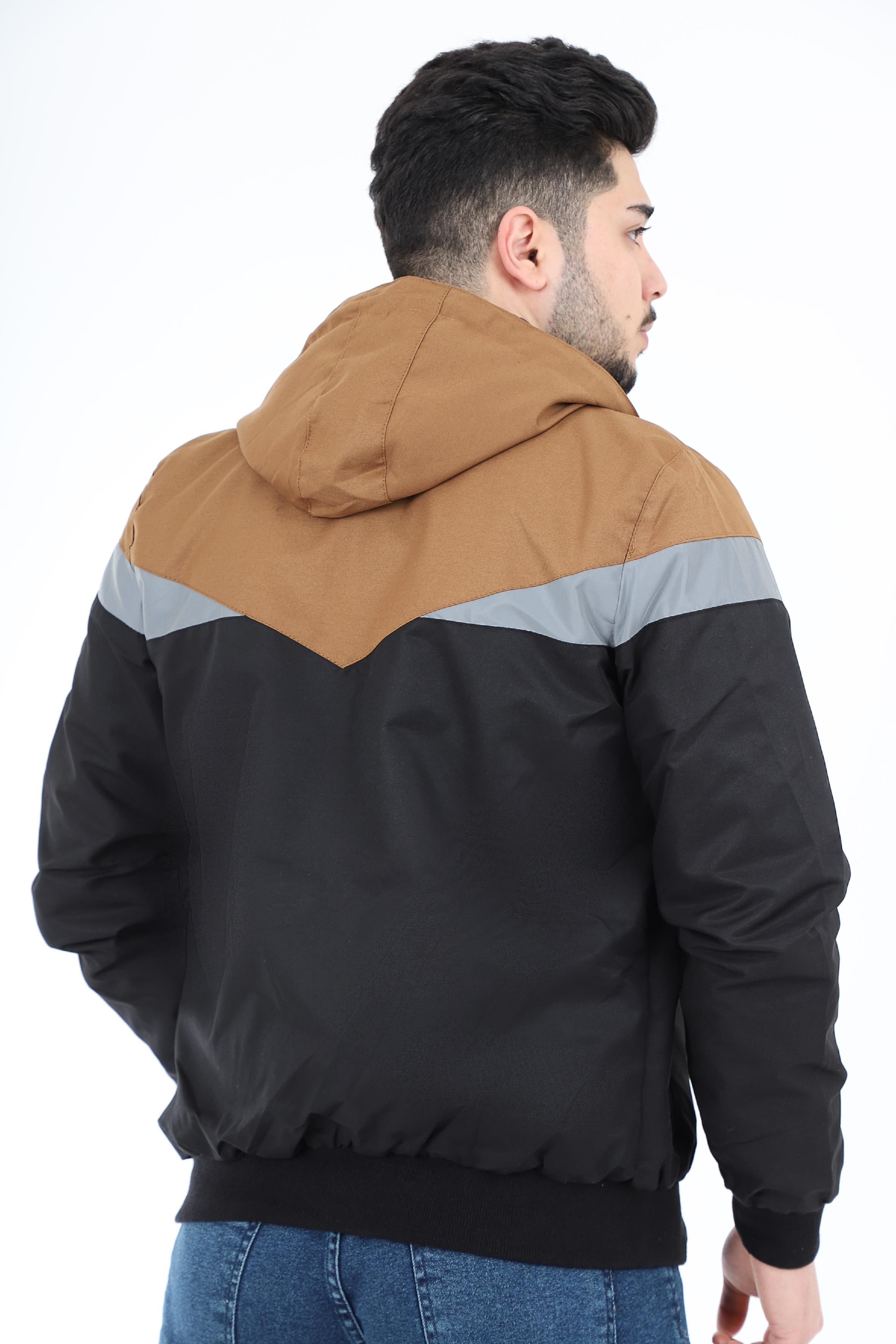 Bill Üçgen Parçalı Kapşonlu Mevsimlik Mont 1220-60124