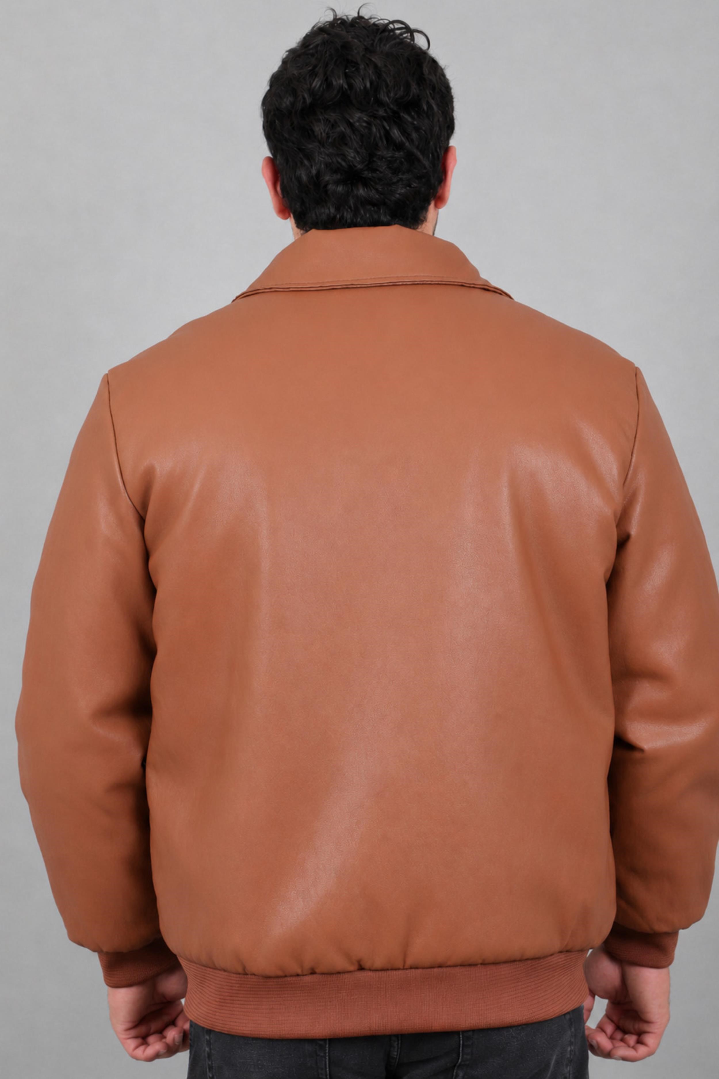 Cep Detay Dolumlu İçi Kürklü Suni Deri Mont KMD 897_50533