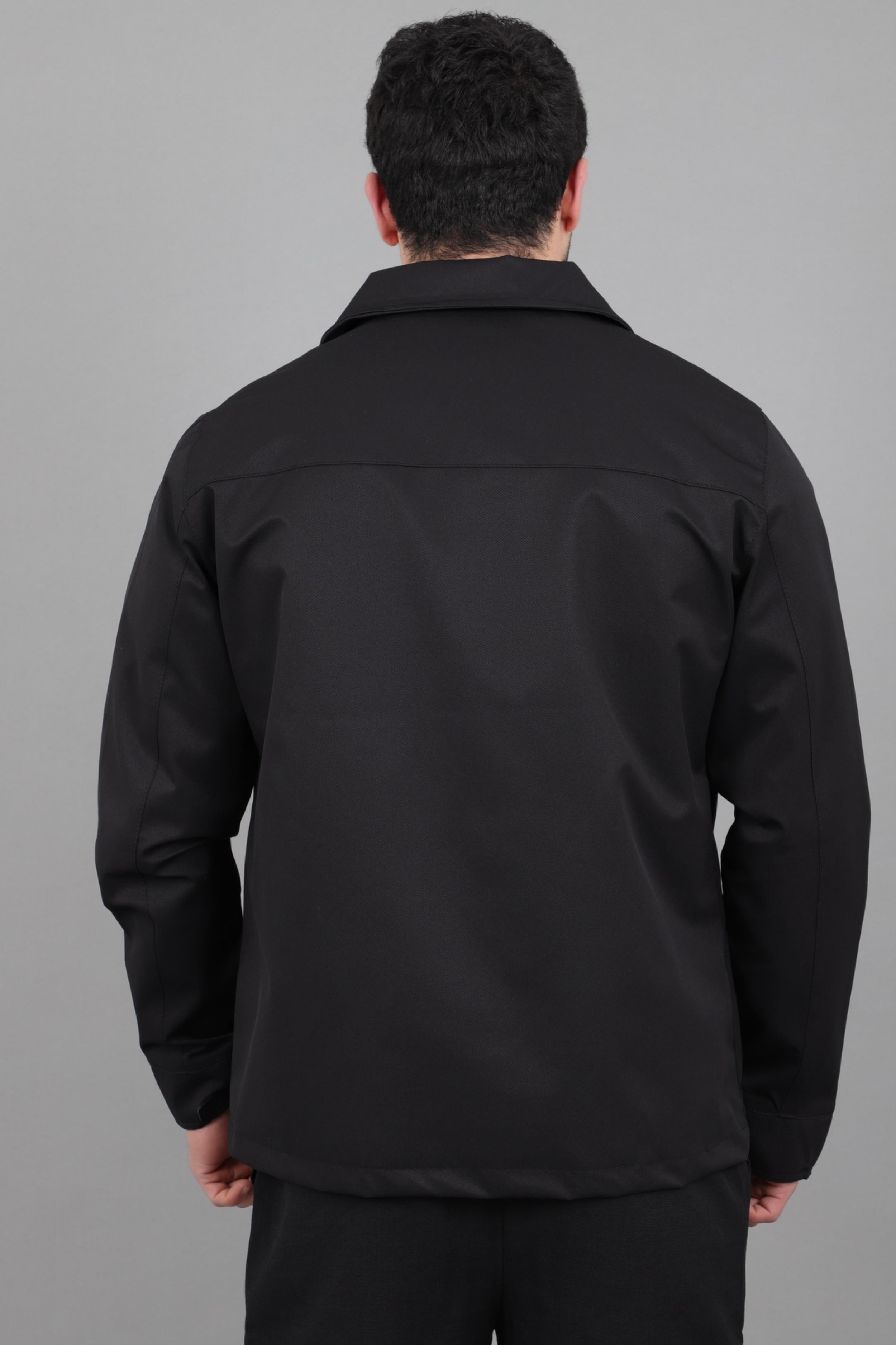 Diagonel Kumaş Yakalı Fermuarlı Mevsimlik Mont PLDP 3031_60391