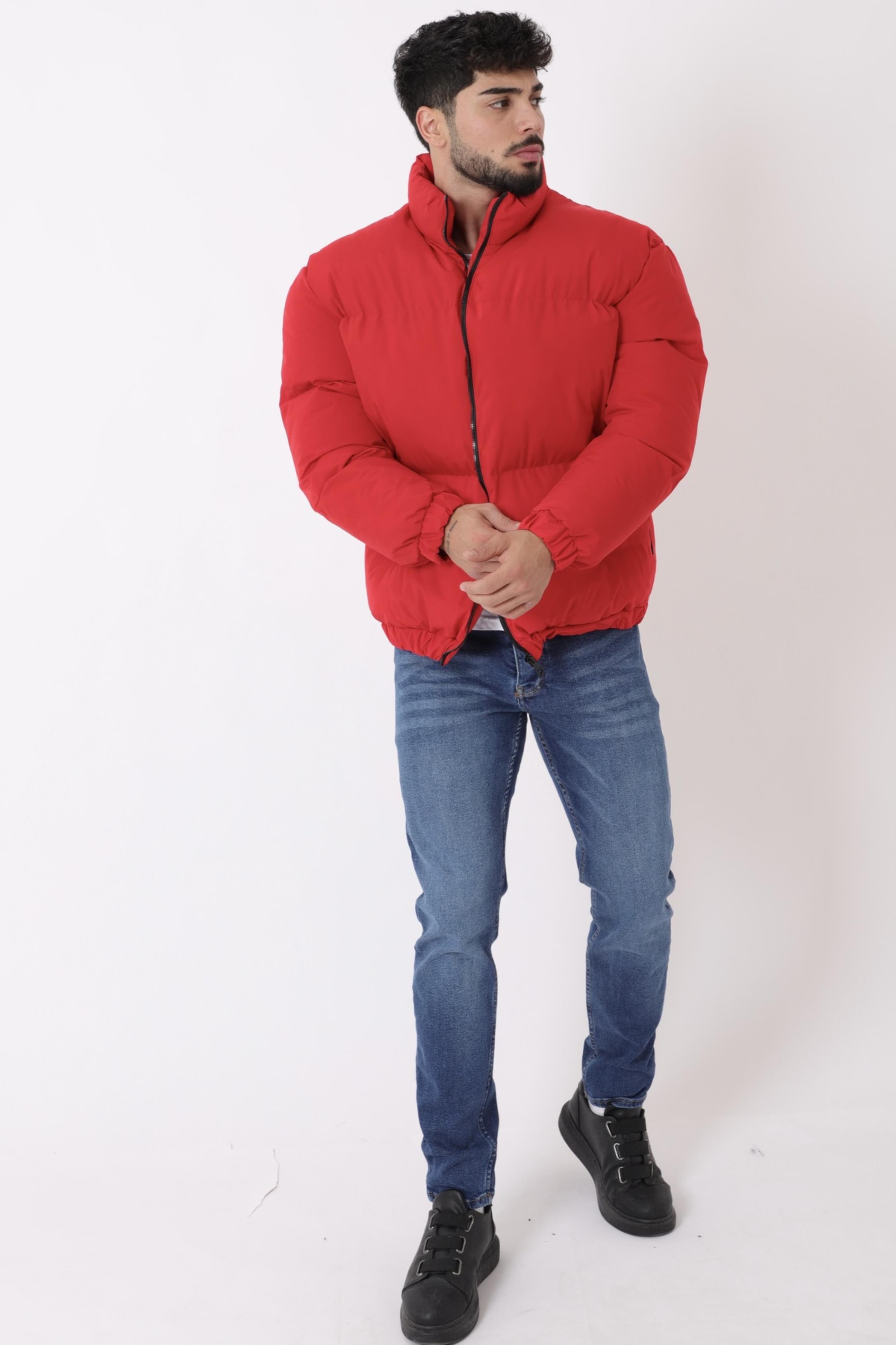 Dik Yaka Oversize Bomber Şişme Kışlık Mont PLDP 3018_50465