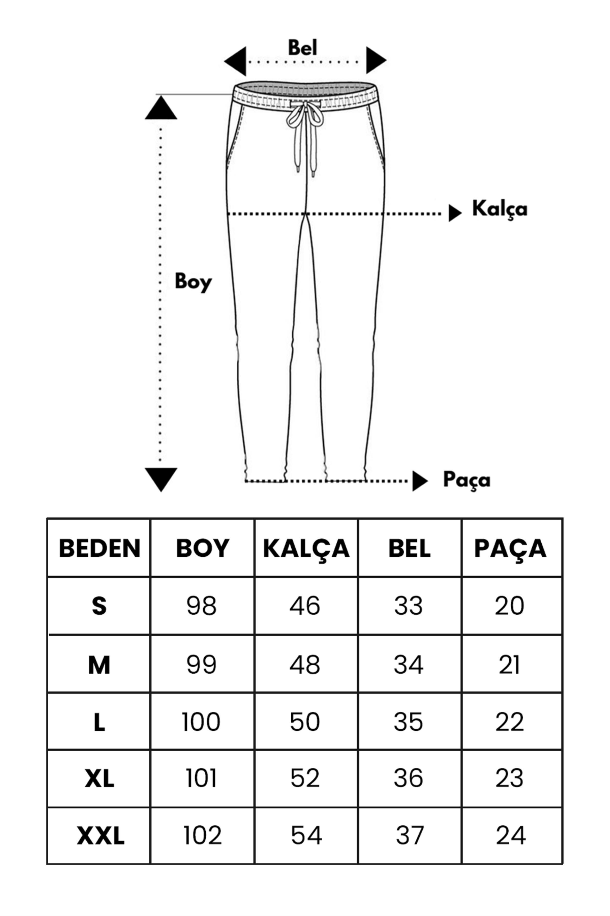 Düz 2 İp Baggy Eşofman Altı SPR_70135