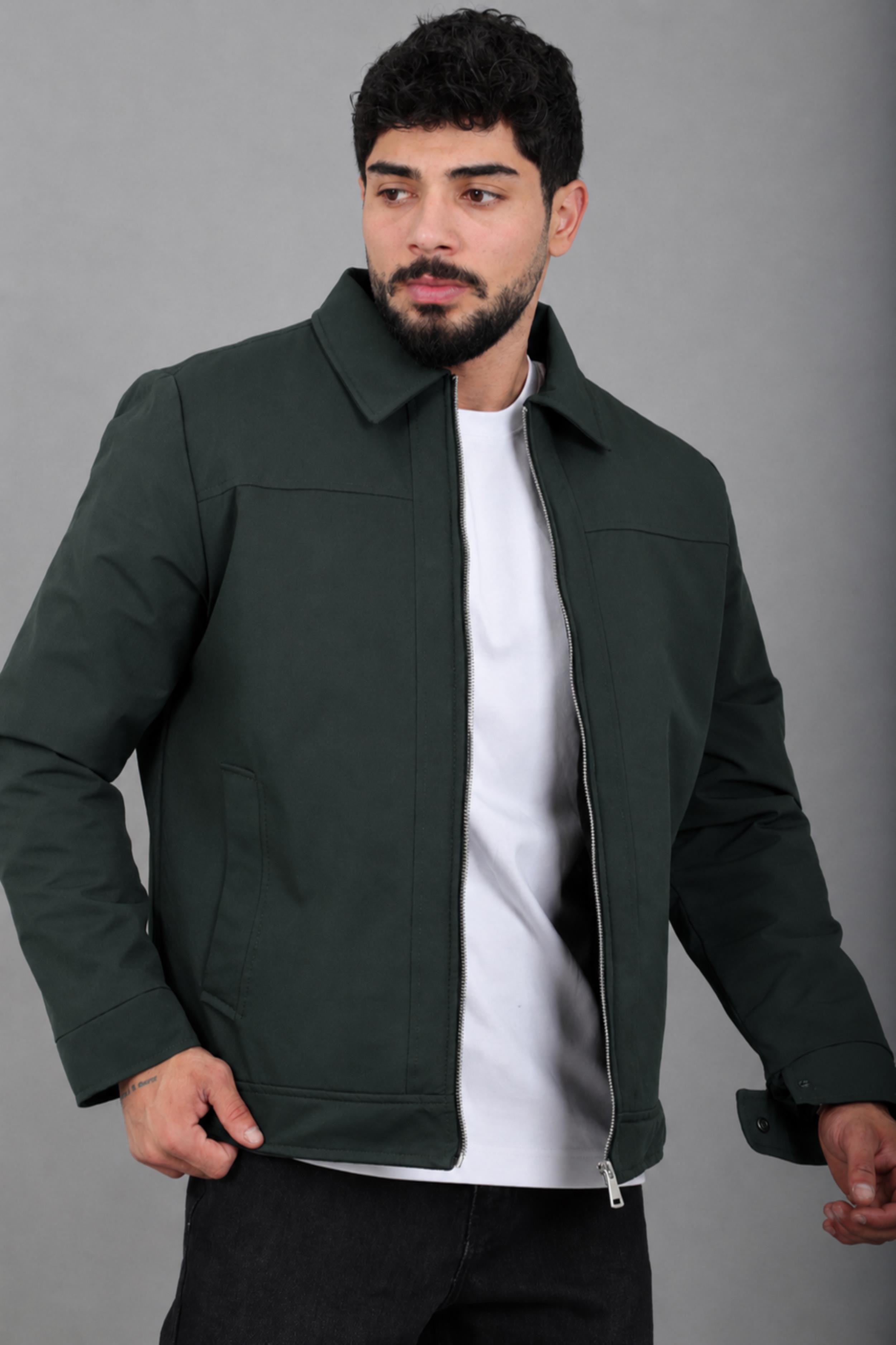 İçi Kürklü Yakalı Orta Kışlık Mont PLDP 3033-M_50511