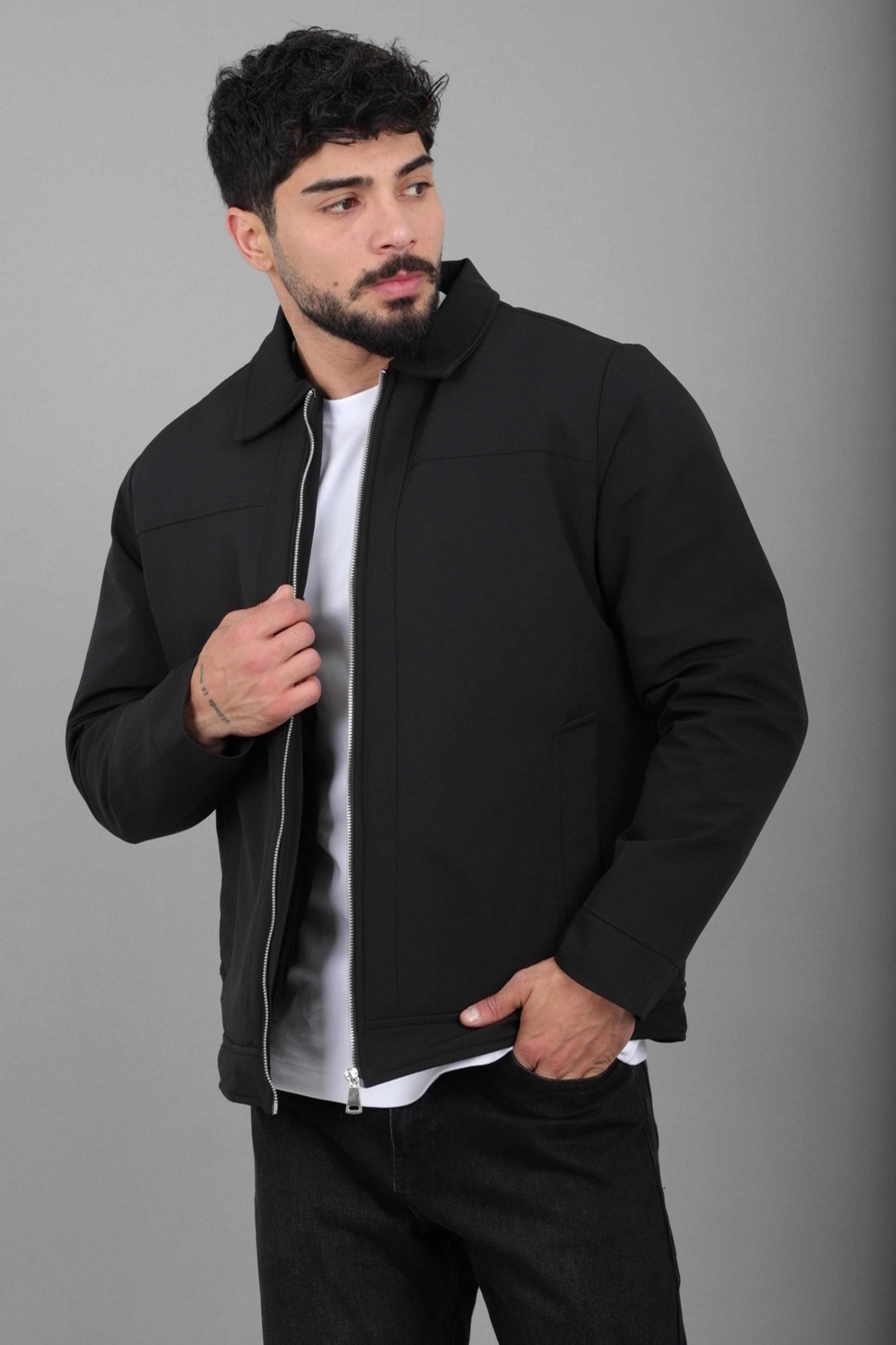 İçi Kürklü Yakalı Orta Kışlık Mont PLDP 3033-M_50511