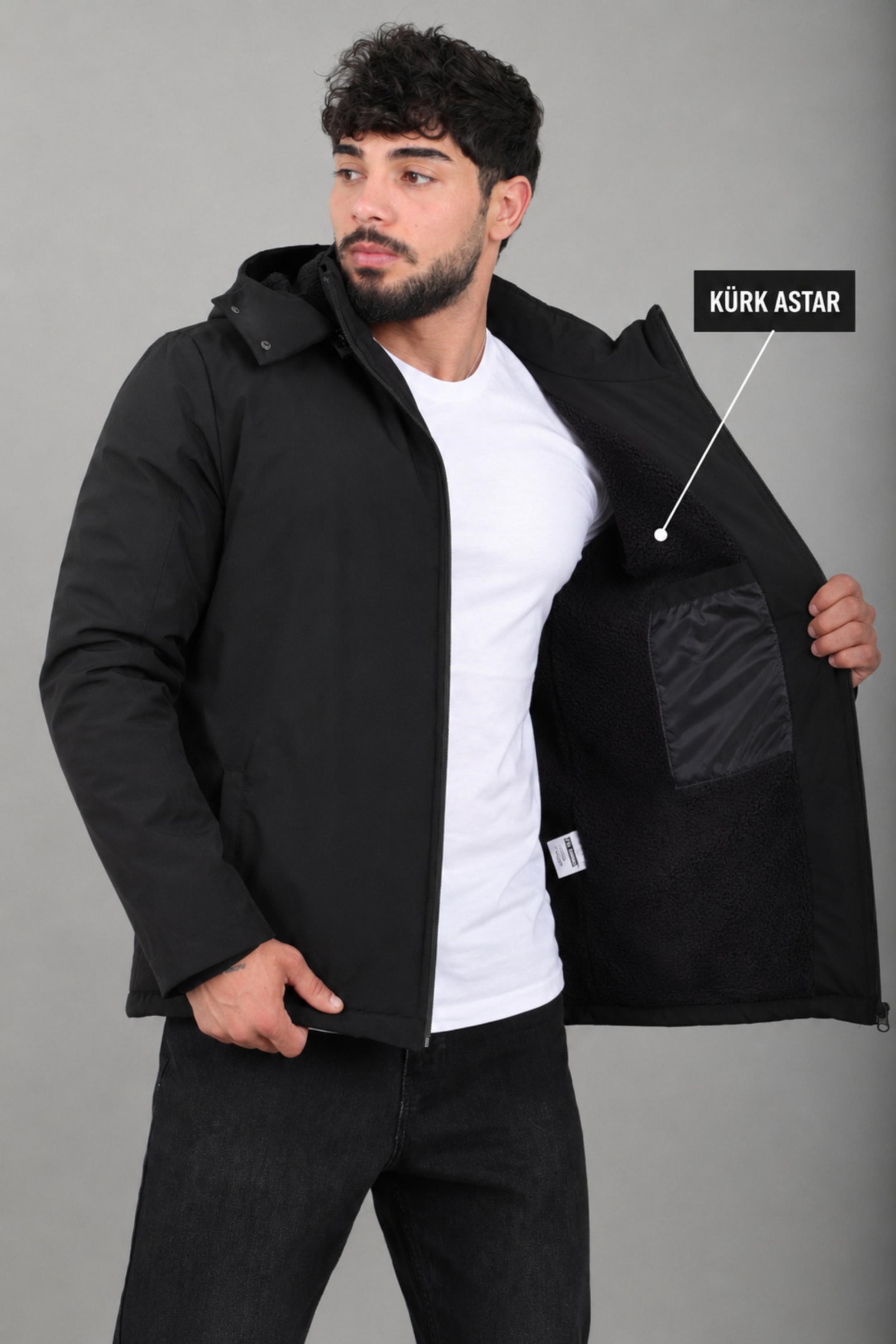 İçi Kürlü Spor Likralı Mont/Kaban PLDP3016_50509