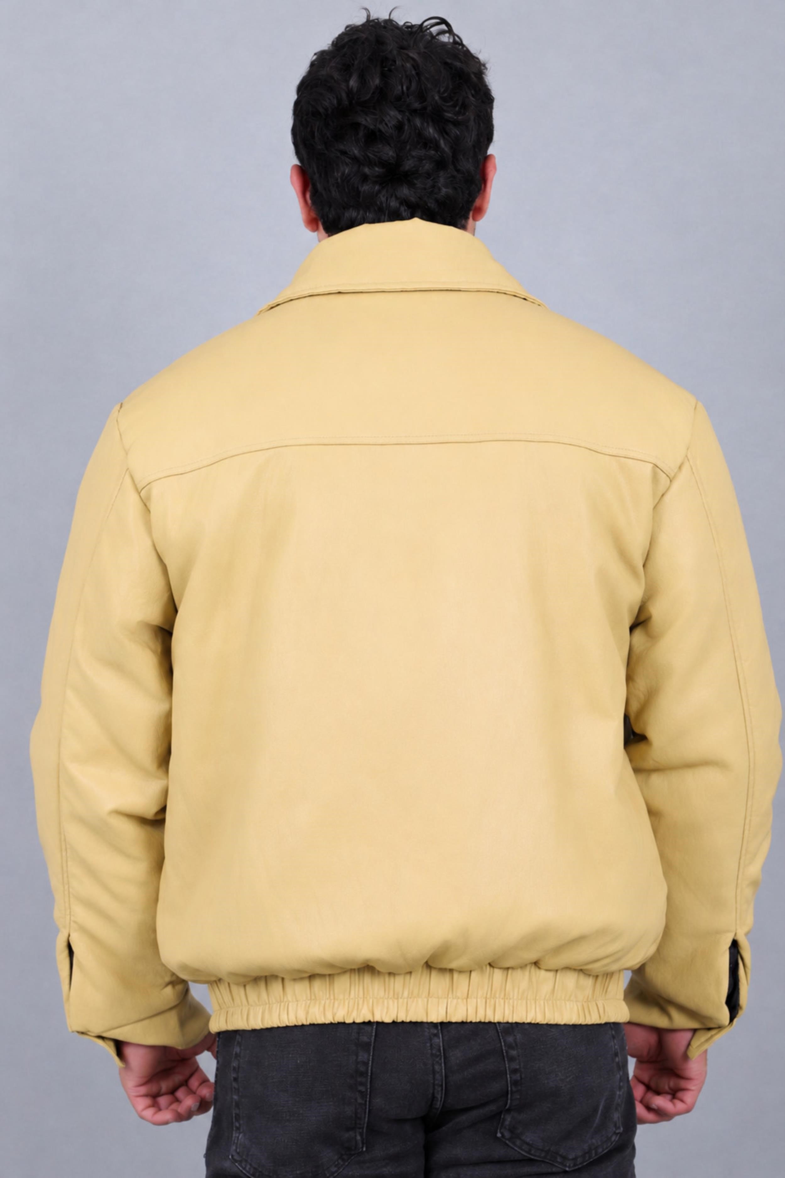 Kışlık Dolumlu İçi Kürklü Oversize Suni Deri Mont KMD_50502