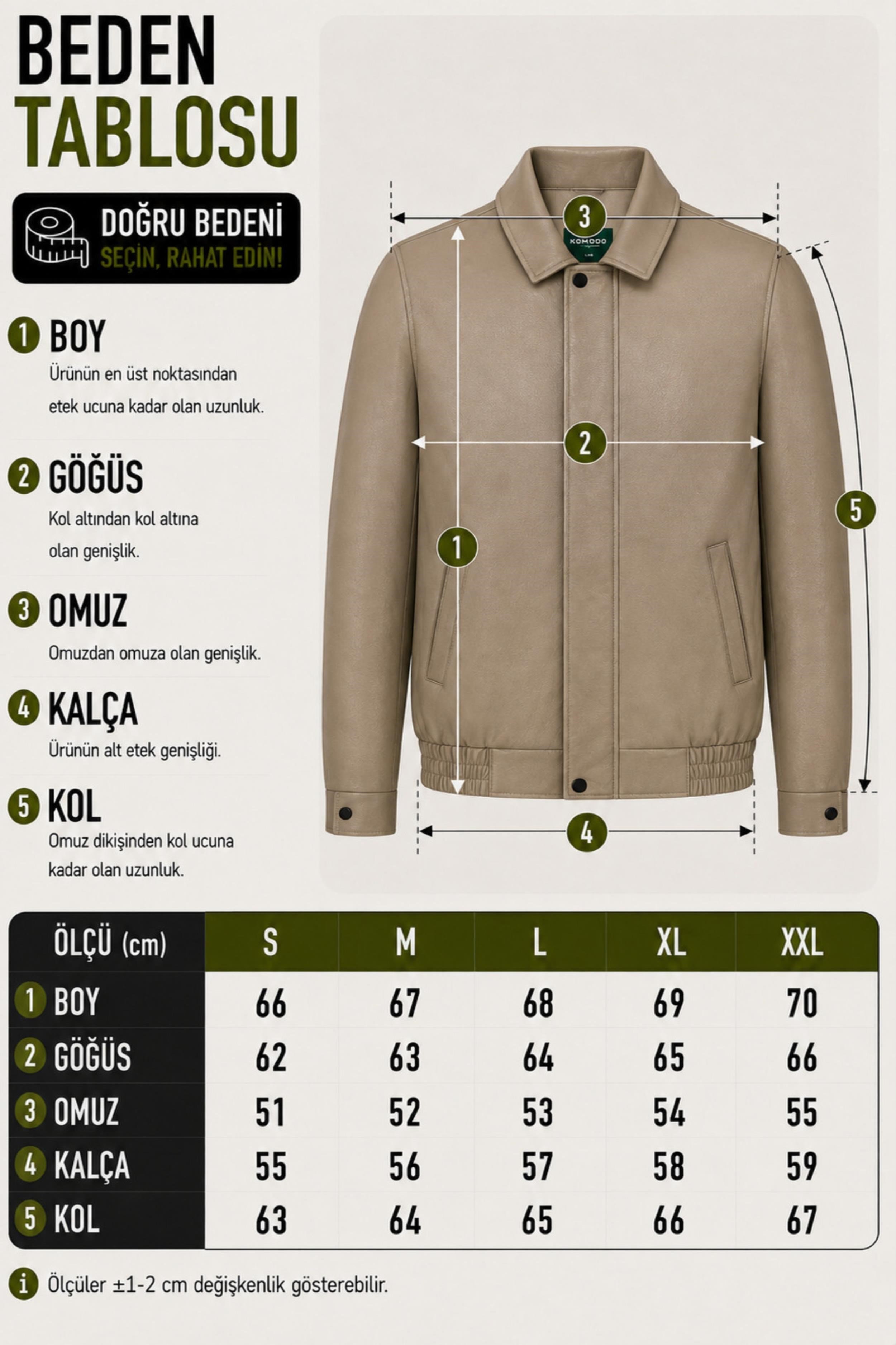 Kışlık Dolumlu İçi Kürklü Oversize Suni Deri Mont KMD_50502