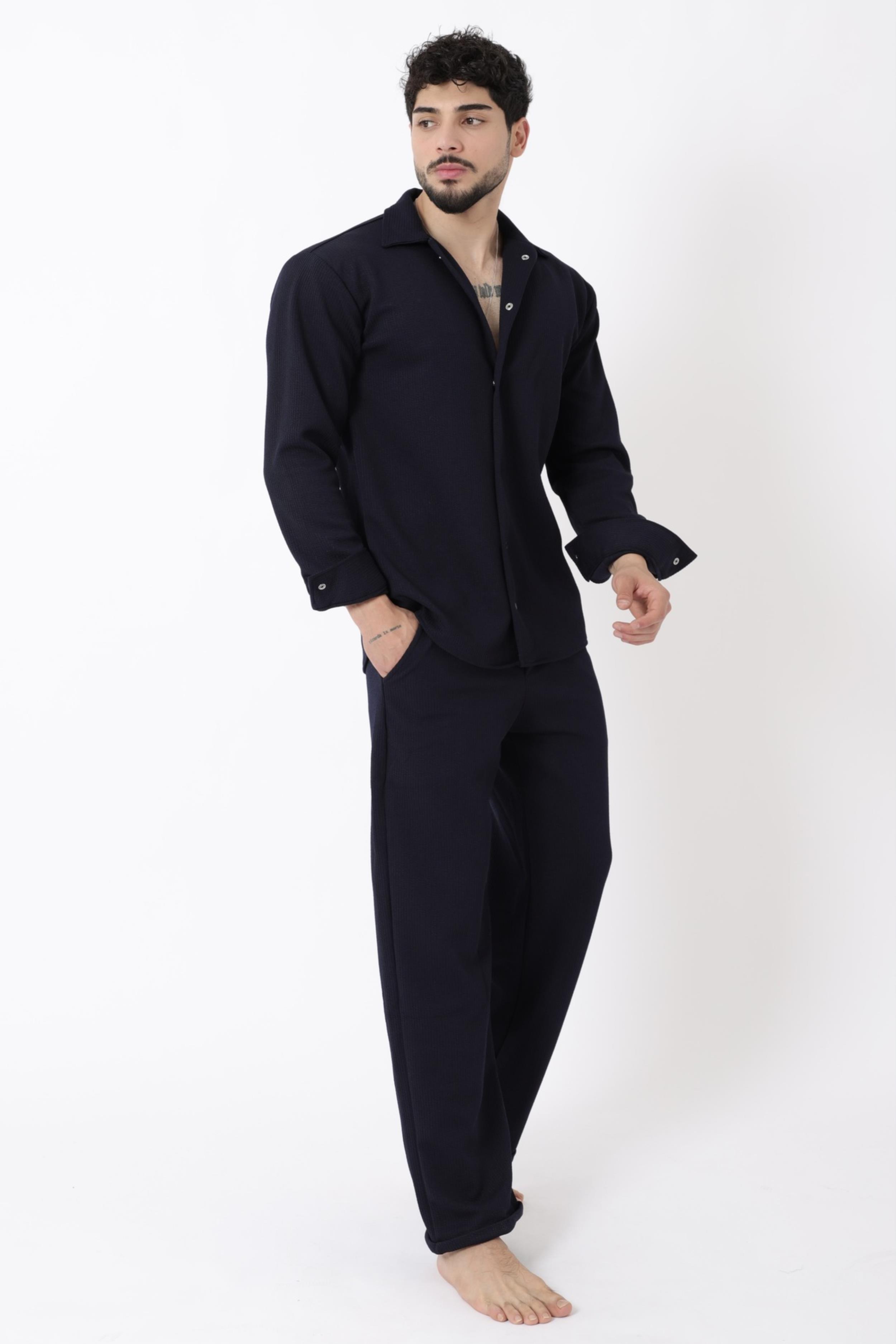Örme Çıtçıtlı Kışlık Jogger Takım QM 6336-2011