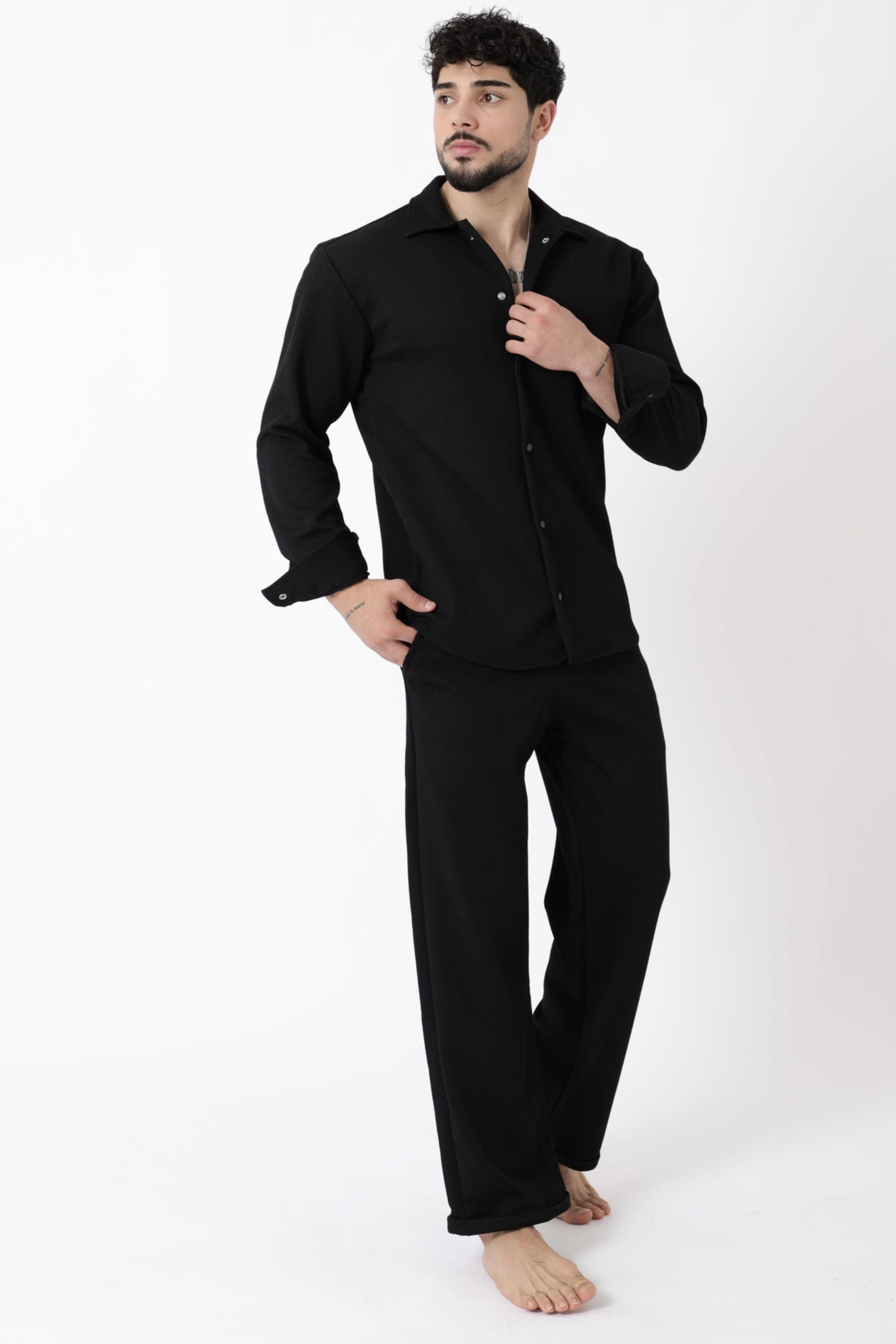 Örme Çıtçıtlı Kışlık Jogger Takım QM 6336-2011