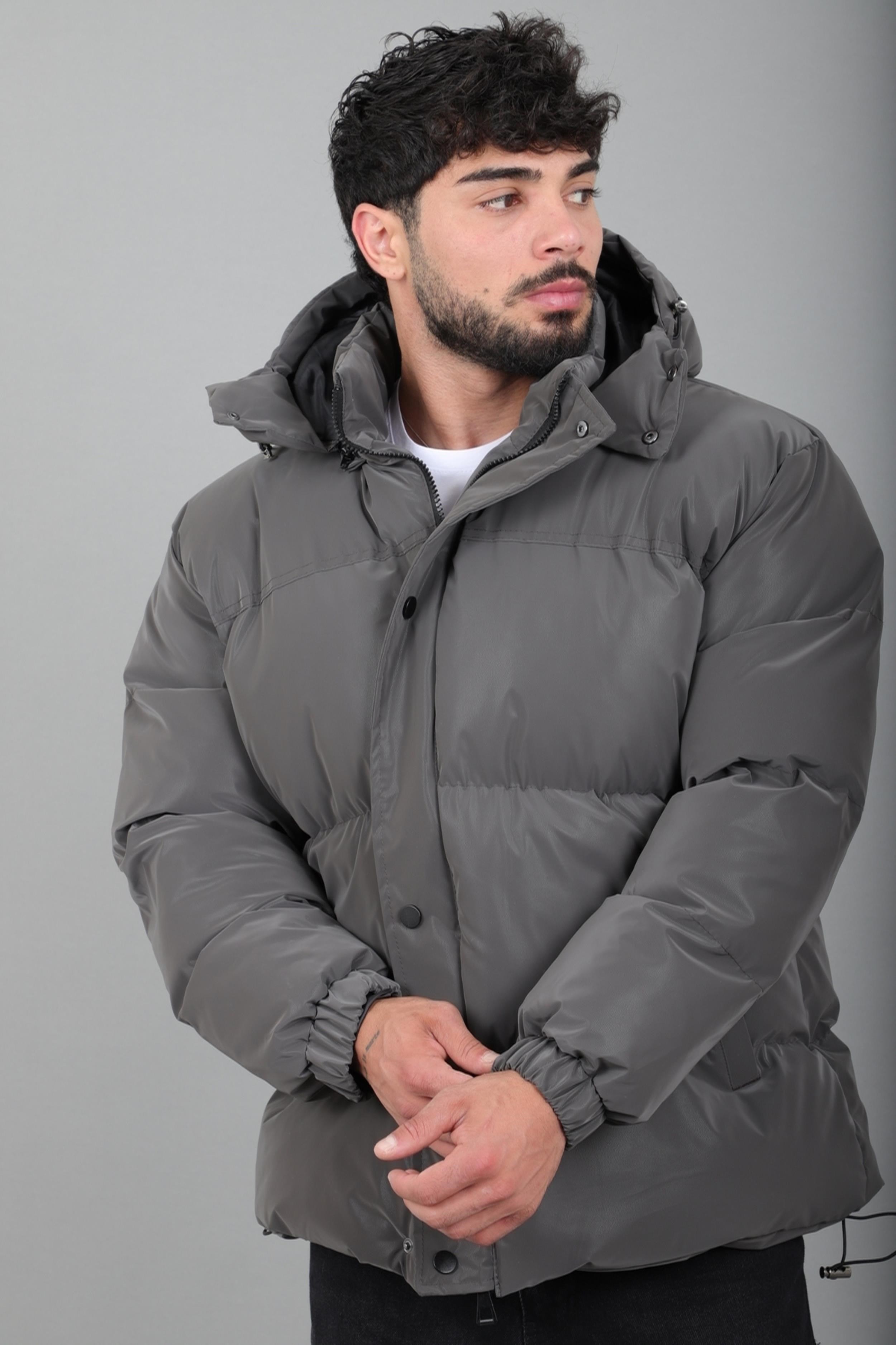 Oversize Nova Karbon Şişme Mont Kaban PLDP 3029_50512