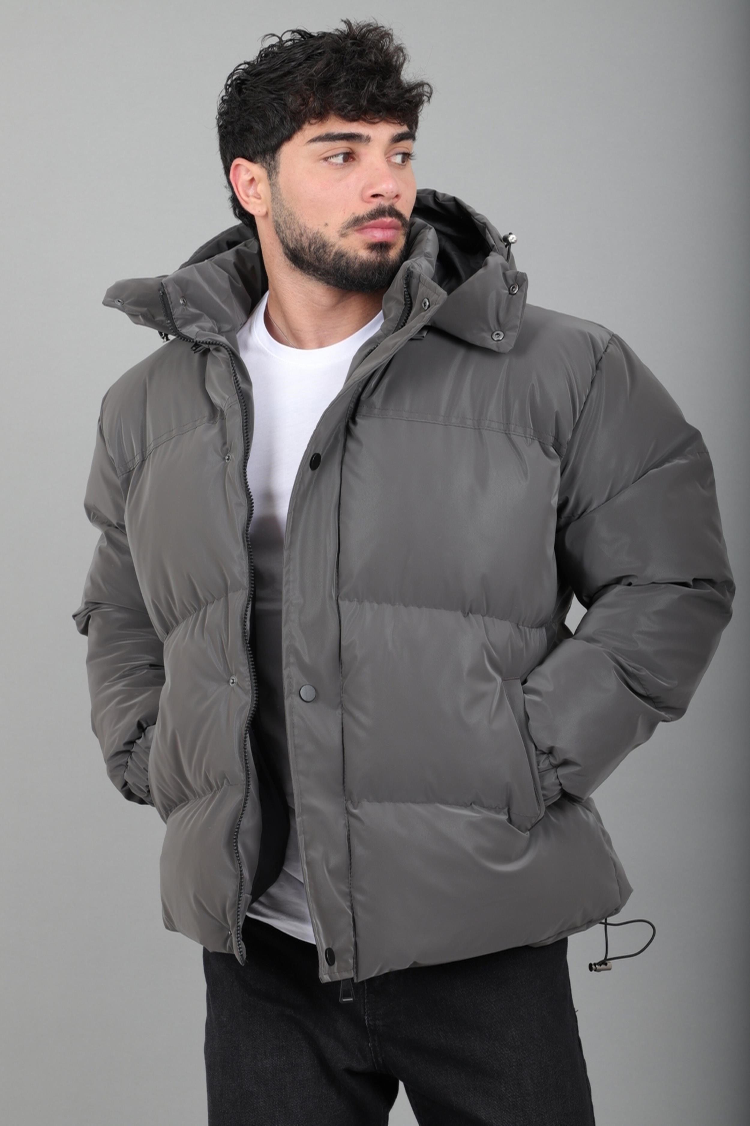 Oversize Nova Karbon Şişme Mont Kaban PLDP 3029_50512