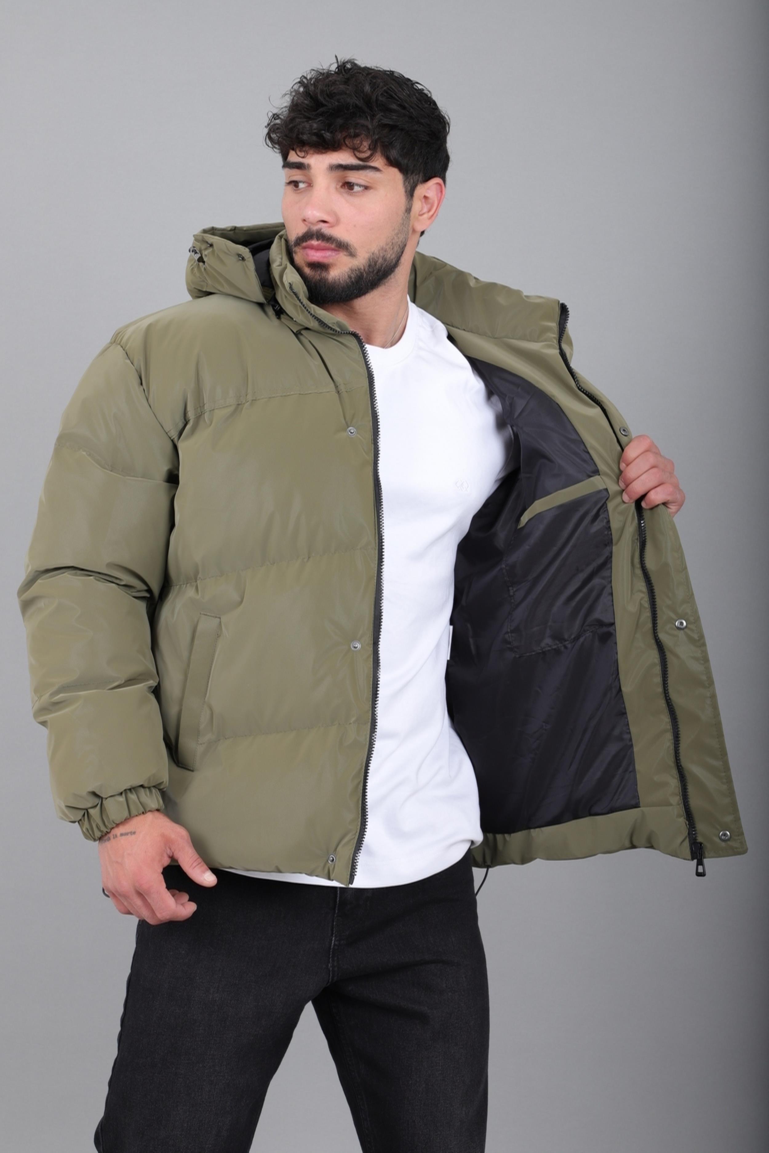 Oversize Nova Karbon Şişme Mont Kaban PLDP 3029_50512