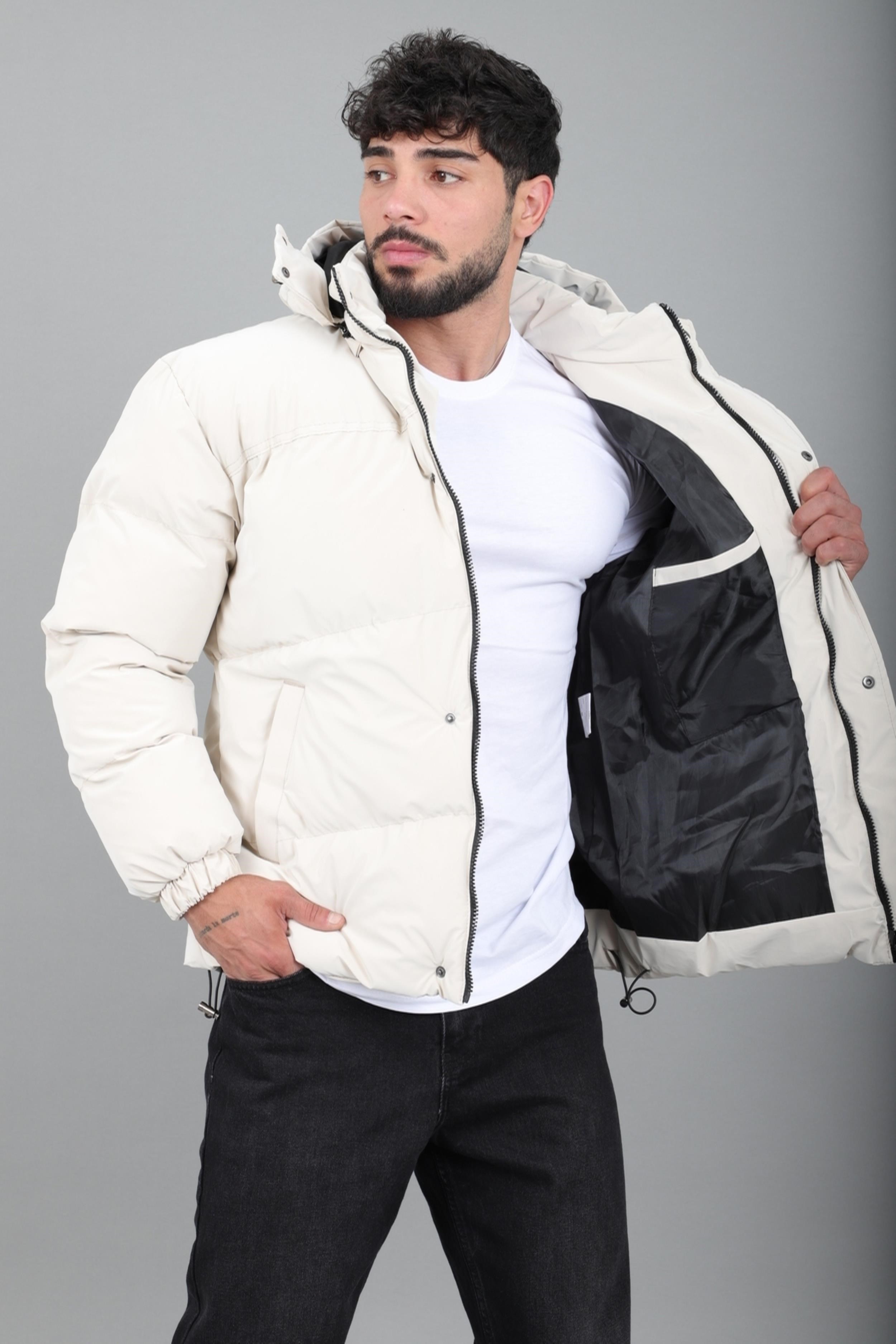 Oversize Nova Karbon Şişme Mont Kaban PLDP 3029_50512